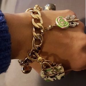 Juicy Couture charms and bracelet